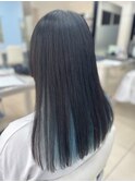 インナーカラー×水色カラー【橋本/東橋本】