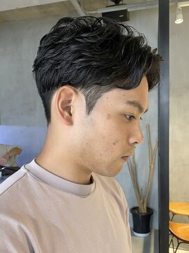 エリマバイフィフス 調布(elima by fifth) メンズパーマ 波巻きスパイラルツイストニュアンス メンズカット