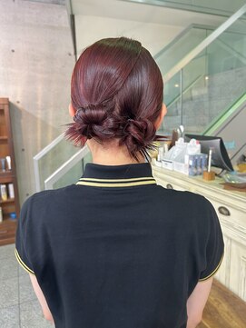 ヘアーデザイン アルエ(HAIR×design ARUE) レッドカラー