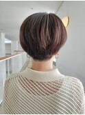 刈り上げ丸みショート/ショートカット/ショートヘア/30代/40代