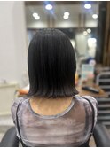 秋冬の最強定番スタイル切っぱなしボブ