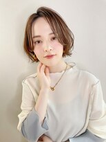 シルクレイヤーカット*くびれボブ*外ハネ*30代40代50代