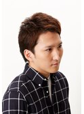 爽やかｘアップバング