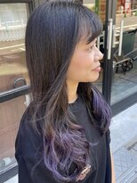 タオ(tao)&nbsp;パープル裾カラー