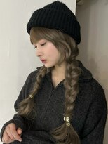 メゾンアクア 表参道(Maison ACQUA)&nbsp;☆ブリーチなしダブルカラー オリーブ オリーブベージュ ボブ