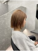 ぱつっとボブ 切りっぱなしボブ ヘイリーボブ タッセルボブ