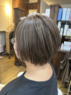 ジャストヘア ラポール 北久里浜店(just hair RAPPOR) 【根岸真奈美】ショートスタイル/ハイライト/アディクシー