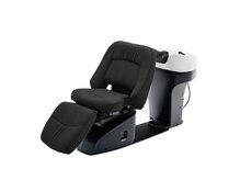 首の負担を軽減☆フルフラットシャンプー台