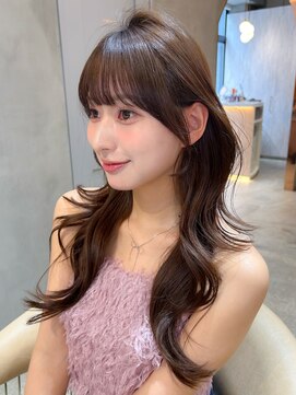 ロンド エスポワール 錦糸町(Lond espoir) ■ミニウルフレイヤーカット顔周りカット前髪カット韓国ロング8