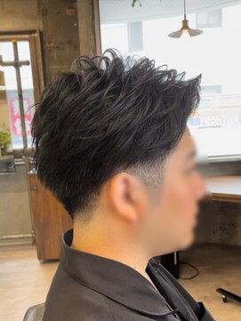 タメ(tame-) スペインカール/ブルーブラック/フェザーパーマ[メンズ/都賀]