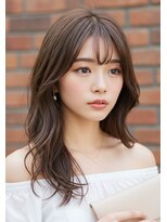 フルショウ 小牧(FURUSHO)&nbsp;20代30代40代大人可愛いレイヤーカットマロンベージュ韓国風巻き