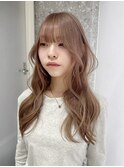 韓国ヘア顔周りレイヤーカットくびれロングレイヤー30代40代50代