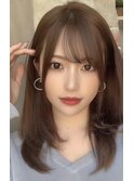レイヤーカットカラー大人きれい