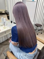シー ヘアデザイン(see hair design)&nbsp;ラベンダーグレージュ/ブリーチ/ダブルカラー/レイヤーカット