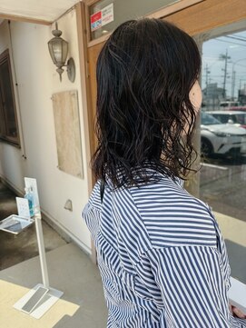 マイ ヘア デザイン 岡崎(MY hair design) 20代30代40代黒髪×ナチュラル×小顔×束感パーマ