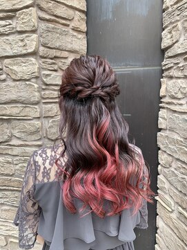 ヘアメイク ポルテ(HAIR MAKE PORTE) ふわふわハーフアップ