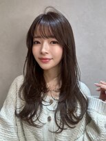 ロンド ルージュ 銀座店(Lond rouge) くびれヘア/アプリコットオレンジ/ハイライトカラー/ミディアム