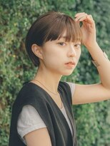 ガーデン 渋谷(GARDEN)&nbsp;ショート　ショートボブ　ハンサムショート　前髪　暗めカラー