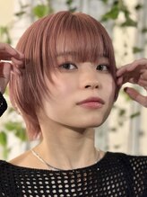 メロウ プライム(メロウ prime) ショートウルフ×ピンクベージュ