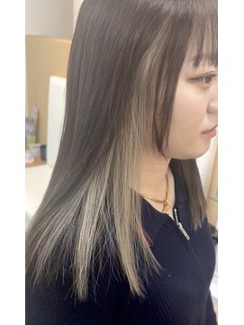 ヘアポジション 横手(HAIR Position) インナーカラー/ホワイトベージュ