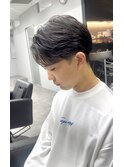 メンズ/センターパート/ニュアンスパーマ/縮毛矯正/学割/秦野駅
