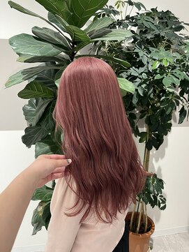エレノア 仙台(Eleanor) ブリーチ2回~でつくるピンクカラー!