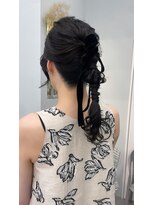 ミッシュバイアーバン(misch by urban.)&nbsp;着物ヘア/ポニーテール/ヘアアレンジ【堀 春菜】