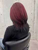 ローレン(Lolen.)&nbsp;ワインレッドとブラックのグラデーション