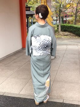 ラクルールの写真/【結納/お宮参り】[訪問着着付セット￥8900] [留袖着付セット￥9900/振袖着付セット￥12000]ヘアセット￥3000*