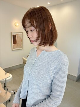 ポフ(pof) layer bob / kusumi beige
