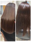 髪質改善縮毛矯正×ミディアム