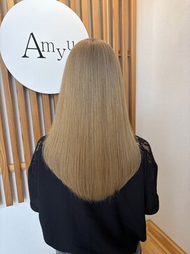 アミュー(Amyu) 色落ちかわいいブロンドヘア