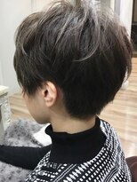 ルッソリベラ 池袋(Lusso libera)&nbsp;マッシュショート/グレージュ/30代/40代/50代