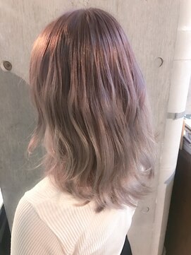 サロンドミルク 原宿(salon de MiLK) ピンクグレージュ☆セミウエット