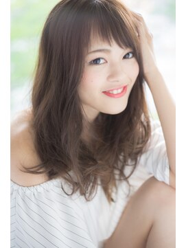 ヘアメイク ベル(hair make Belle) アシンメトリーバング×大人かわいいナチュラルウェーブ