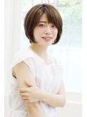 【30代40代50代】　ひし形前下りショートボブ