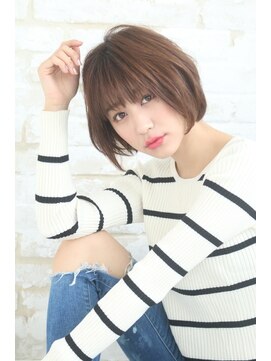 美容室 リーフ 島田店(LeaF) 自然でアンニュイなミニショート