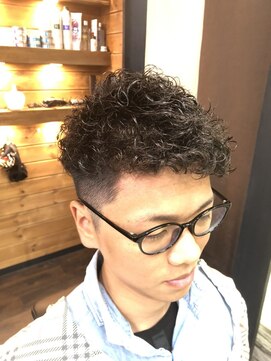 ヒロギンザ 浜松町店(HIRO GINZA) ツーブロショート×パーマ<浜松町／メンズ/ヒロ銀座>