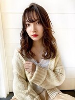 オーロ 緑地公園店(ORO)&nbsp;*セミウェットウェーブで愛され小顔見せ/透け前髪