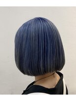 ココ 本八幡(KOKO)&nbsp;黒髪クラゲヘアーオリーブグレー小顔ココアベージュ丸型卵型ボブ