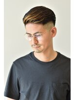 ステップ(STEP)&nbsp;MENS HAIR  かき上げ　サイドグラデーション【姫路　メンズ】