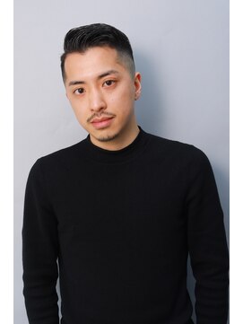 エヌドットバーバー ヒロオ(N.BARBER HIROO) フェードカット サイドパート ハードパート 【広尾】<理容室>