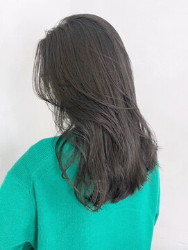 アイティーバイアルバム 下北沢店(IT by ALBUM) オリーブロング_ショコラベージュボブルフ_ba370691