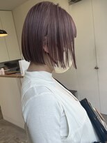 エクテ(ecouter)&nbsp;ピンクパープルカラー×ボブ