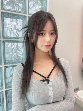 リッカ(LICCA) 【LICCA 伊崎優李】韓国ヘア/レイヤーカット/前髪/ハーフアップ