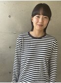 ワイドバングボブ