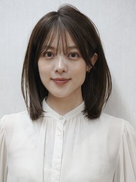 ガーデン オオタカノモリ(garden otakanomori) 上品な大人の女性に、柔らかい内巻きミディアム×艶ブラウン