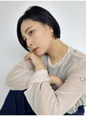 耳掛け大人ボブ/20代30代40代/小顔ヘルシースタイル