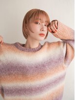 ジュール 大分(Joule)&nbsp;ミディアムヘア/斜めバング/グレージュカラー/大分駅