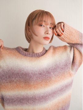 ジュール 大分(Joule) ミディアムヘア/斜めバング/グレージュカラー/大分駅